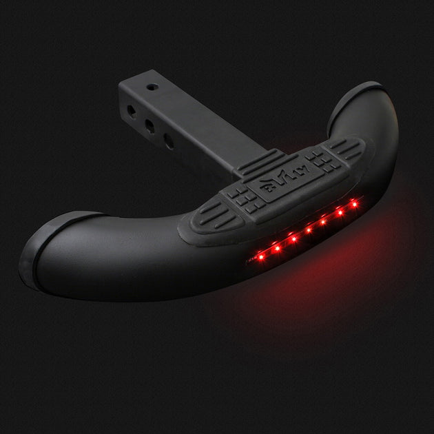 Bully Chrome LED Hitch Step Bar For 1.25" & 2" Receivers - T-304 Stainless